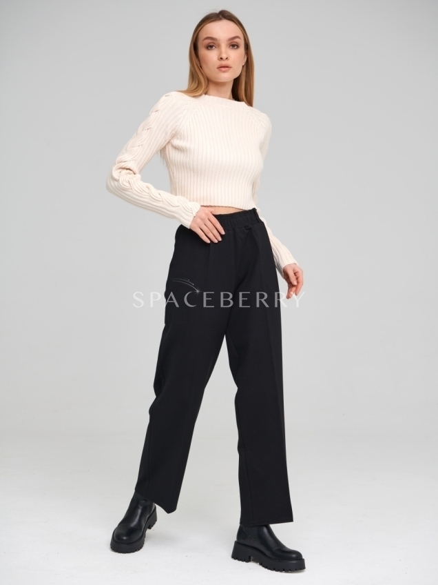 Женские широкие брюки, штаны классика